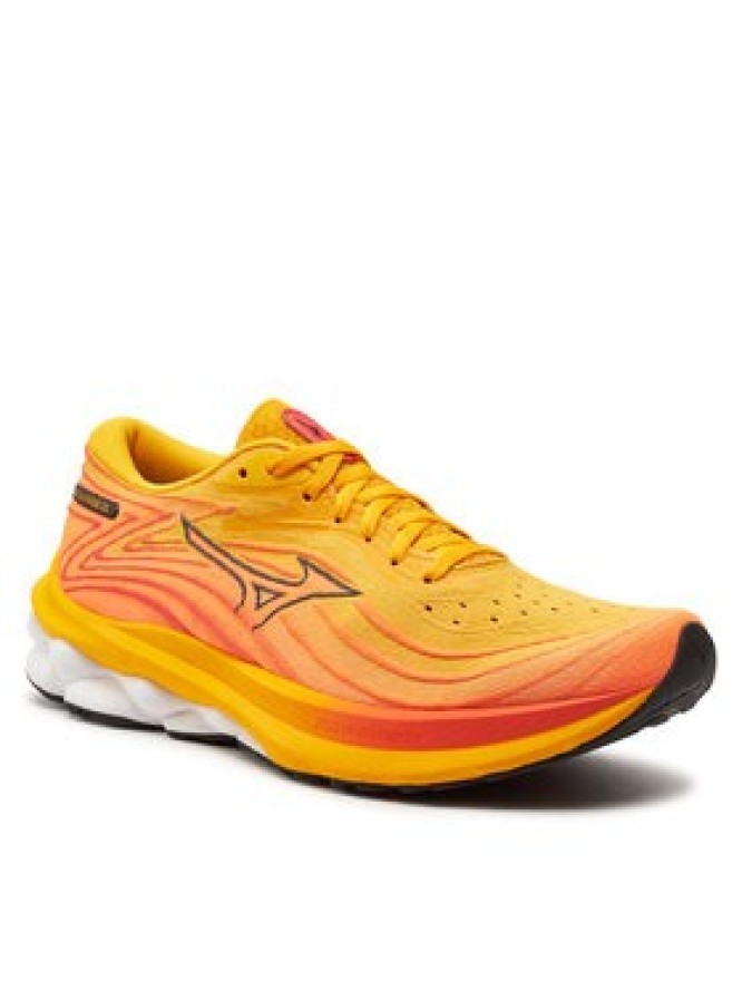 Mizuno Buty do biegania Wave Skyrise 5 J1GC2409 Pomarańczowy