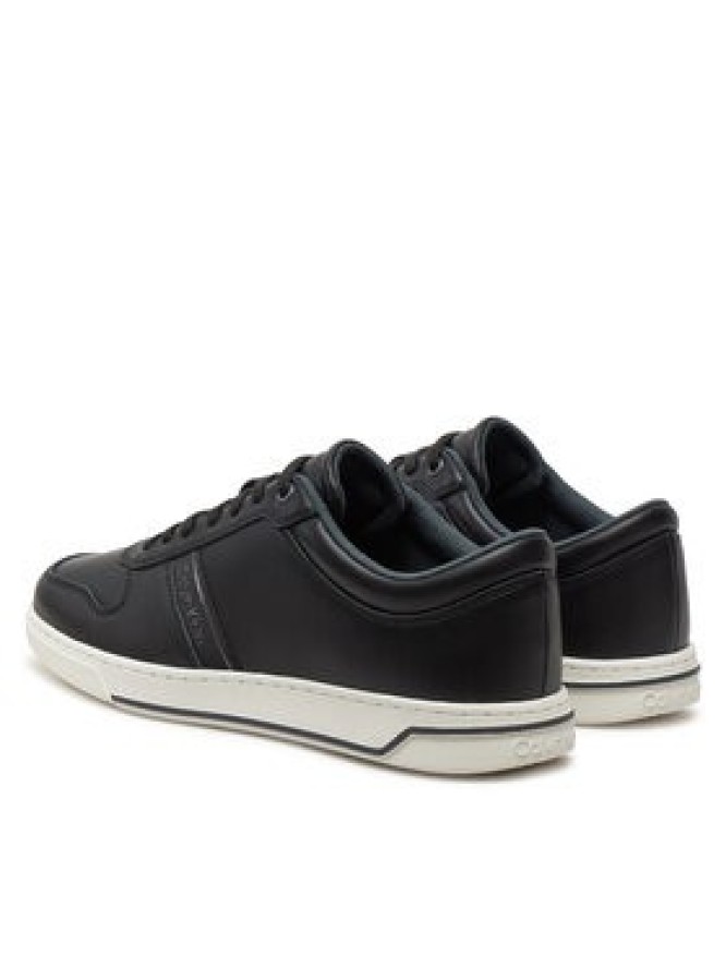 Calvin Klein Sneakersy Low Top Lace Up Logo HM0HM01491 Czarny