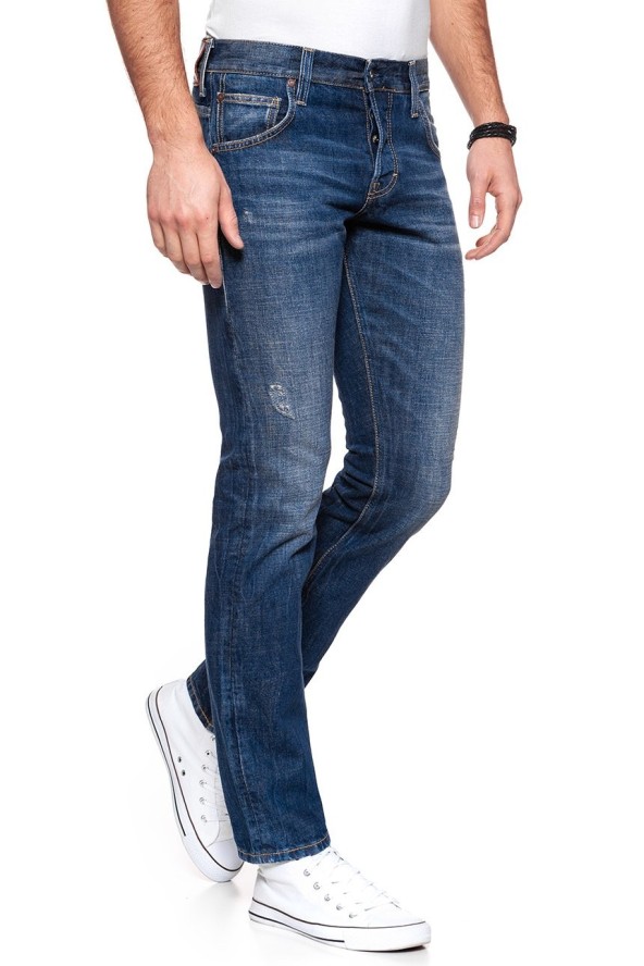 JEANSY MĘSKIE MUSTANG Chicago Tapered DENIM BLUE 1006586 5000 984