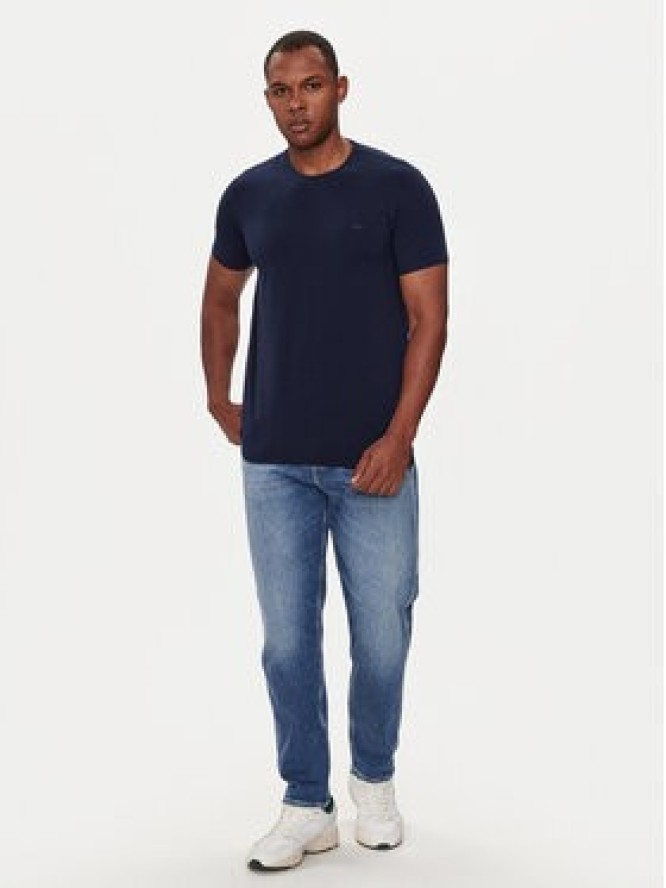 Lacoste T-Shirt TH0998 Granatowy Regular Fit