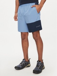 Columbia Szorty sportowe Columbia Hike™ Color Block Short 2072004 Niebieski Active Fit