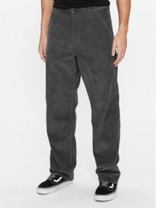 Vans Spodnie materiałowe Drill Chore Loose Carpenter Cord Pant VN0008NB1O71 Szary Loose Fit