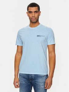 United Colors Of Benetton T-Shirt 3F98U1092 Niebieski Regular Fit