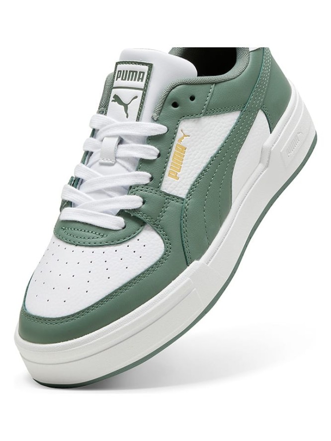 Puma Skórzane sneakersy "CA Pro Classic" w kolorze zielono-białym rozmiar: 42,5