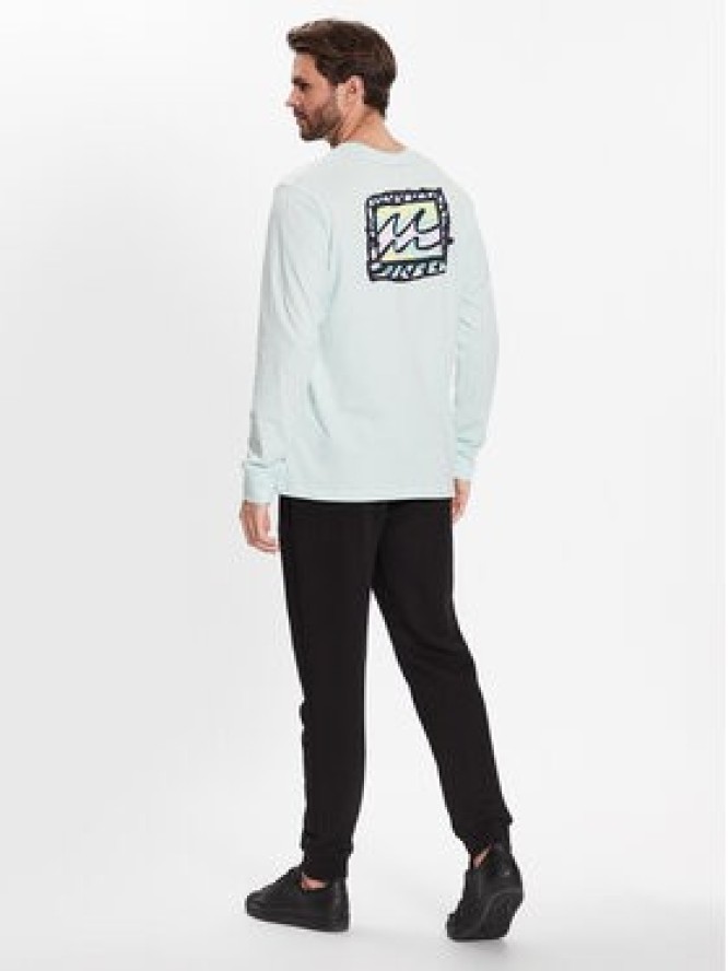 Billabong Longsleeve Crayon Wave ABYZT01719 Zielony Regular Fit