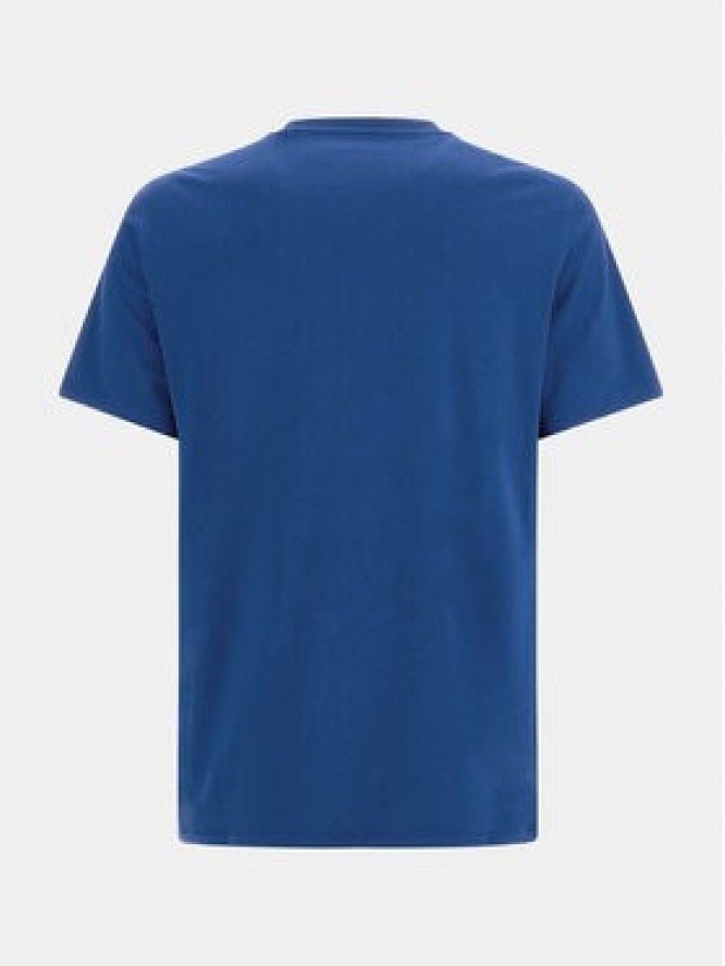 Guess T-Shirt Logo F3GI10 J1314 Niebieski Slim Fit