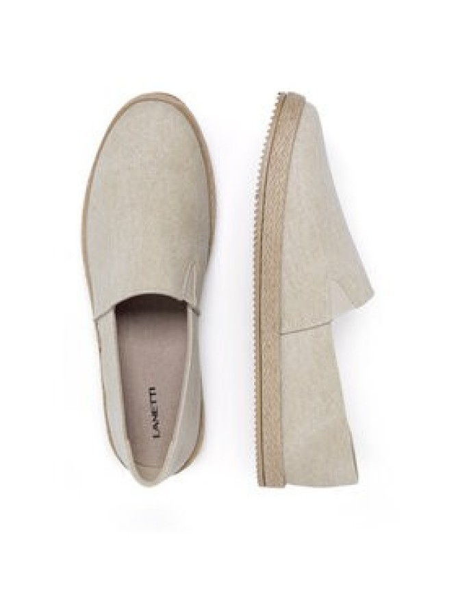 Lanetti Espadryle MF1594-1 Beżowy