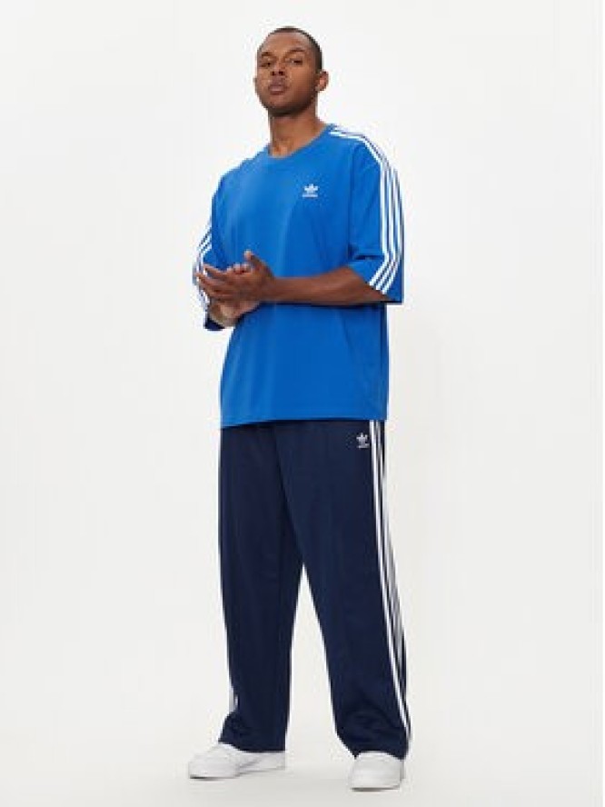 adidas Spodnie dresowe adicolor Firebird IZ2466 Granatowy Baggy Fit