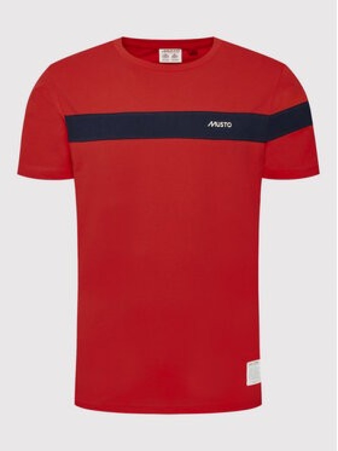 Musto T-Shirt 82158 Czerwony Regular Fit