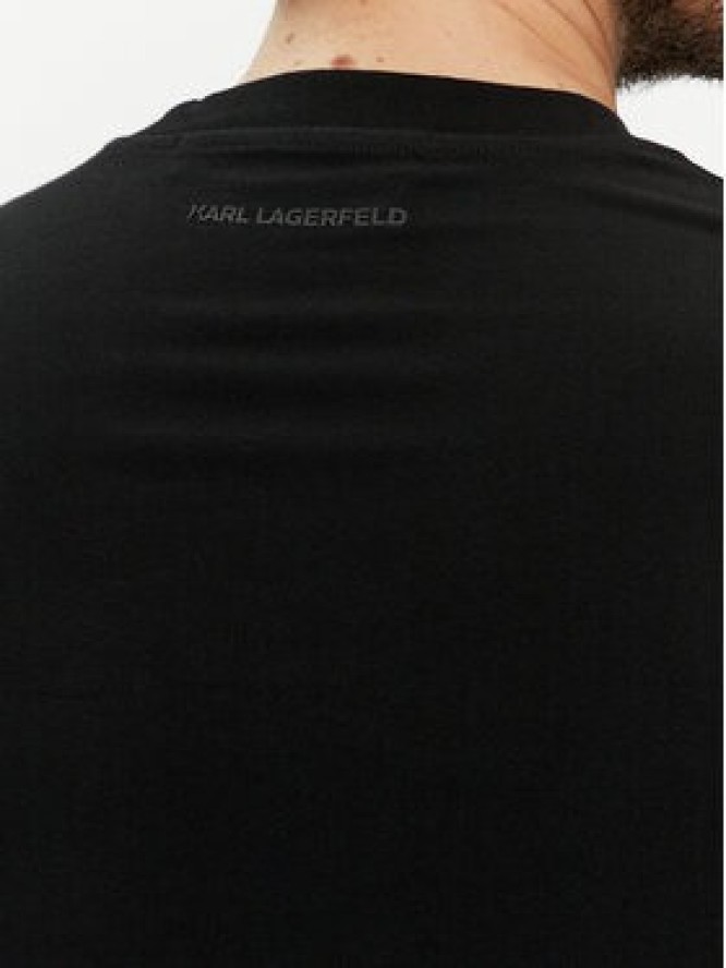 KARL LAGERFELD T-Shirt 755054 542221 Czarny Regular Fit