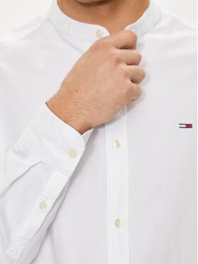 Tommy Jeans Koszula Mao DM0DM19523 Biały Regular Fit