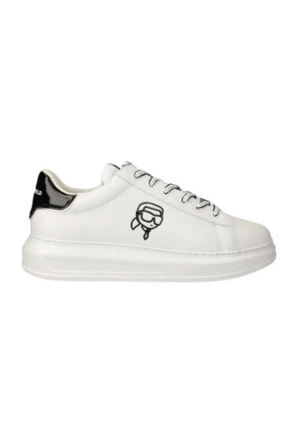 KARL LAGERFELD Białe sneakersy Kapri Mens Neonft Lo Lace