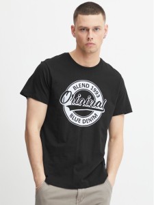 Blend T-Shirt 20715012 Czarny Regular Fit