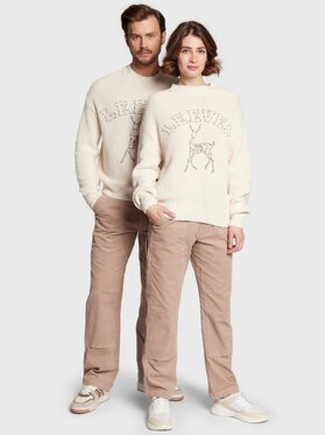 Leeves Sweter Unisex Antelope Écru Regular Fit