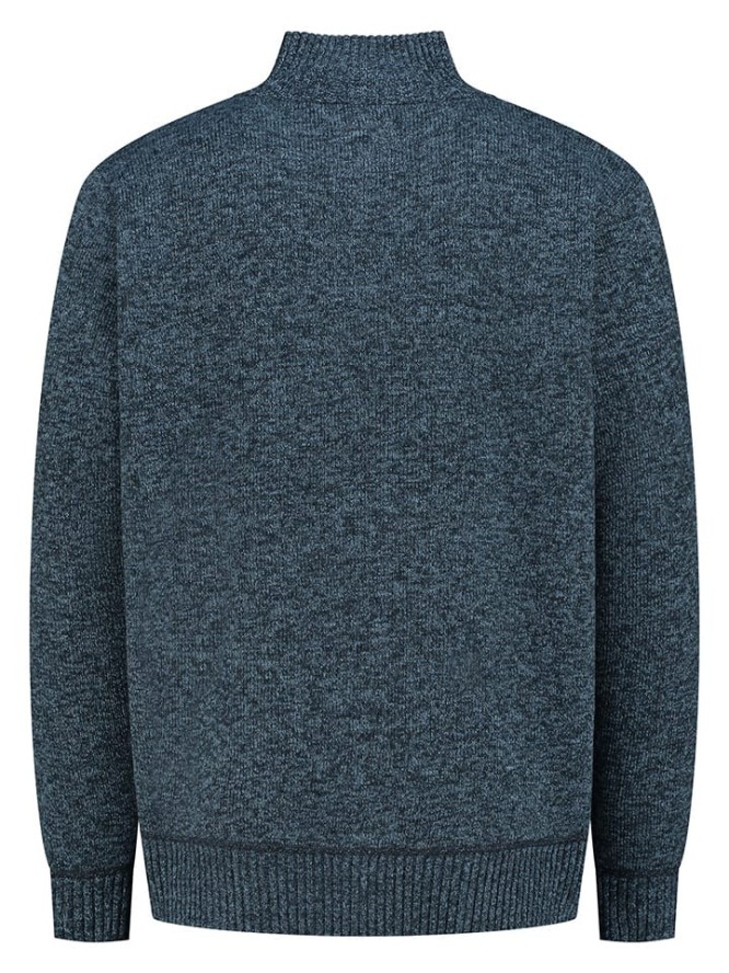 MGO leisure wear Sweter "Perry" w kolorze niebieskim rozmiar: M