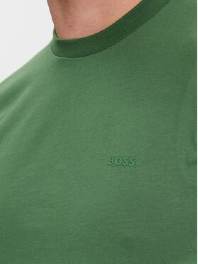 Boss T-Shirt Thompson 01 50468347 Zielony Regular Fit