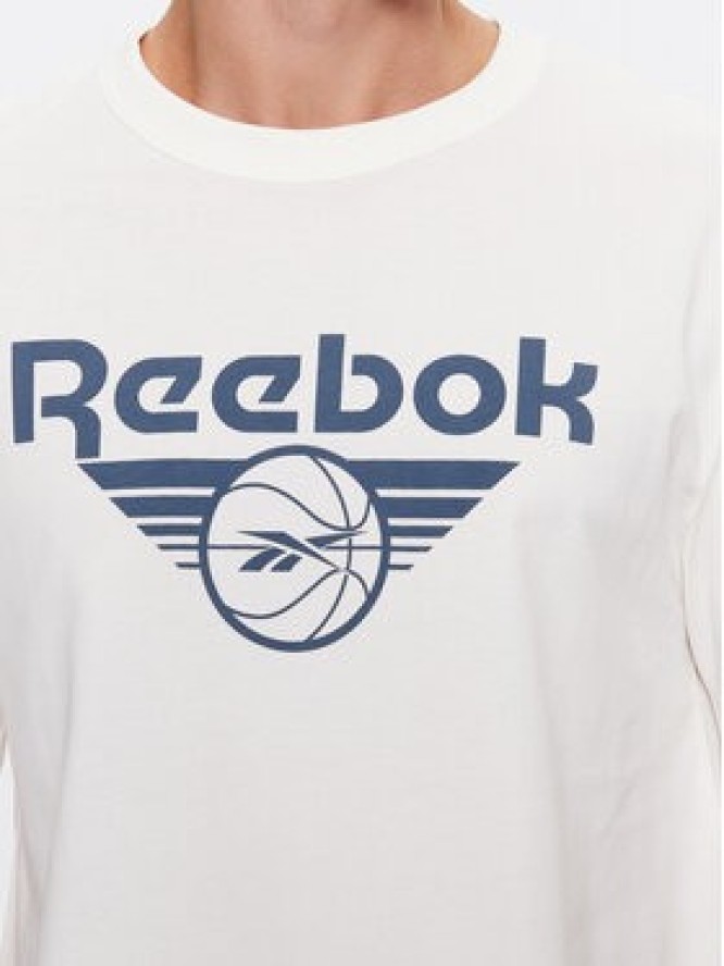 Reebok T-Shirt Basketball IL4435 Biały Regular Fit