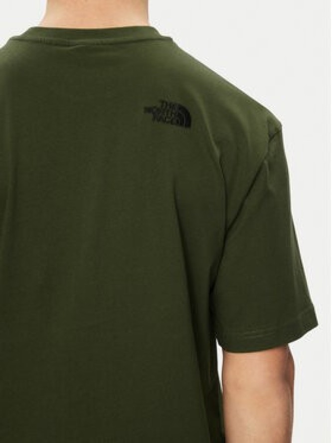 The North Face T-Shirt Simple Dome NF0A87NR Zielony Oversize