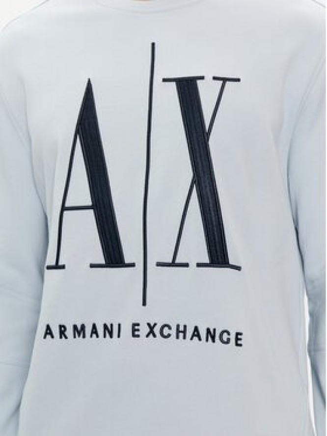 Armani Exchange Bluza 8NZMPA ZJ1ZZ 15DB Błękitny Regular Fit