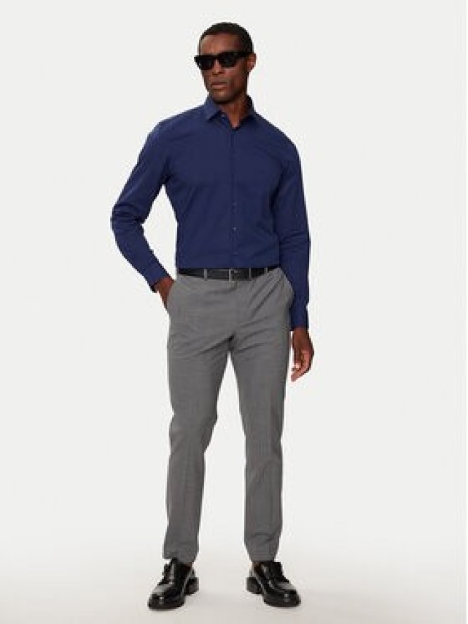 Calvin Klein Koszula K10K108229 Granatowy Slim Fit