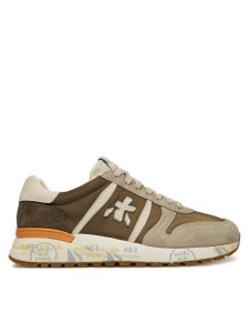 Premiata Sneakersy LANDER VAR 7206 Brązowy
