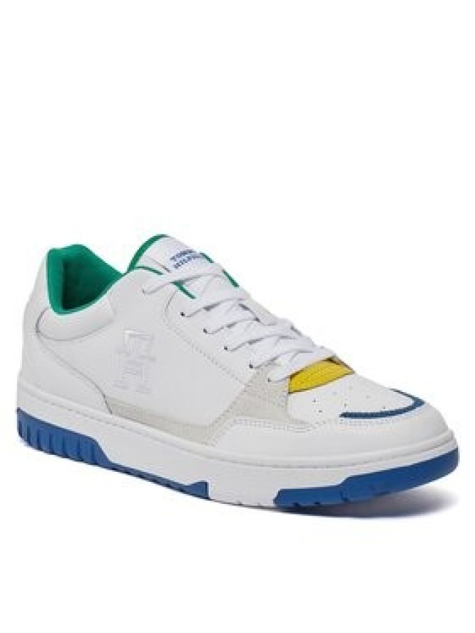 Tommy Hilfiger Sneakersy Th Basket Street Pop FM0FM04968 Biały