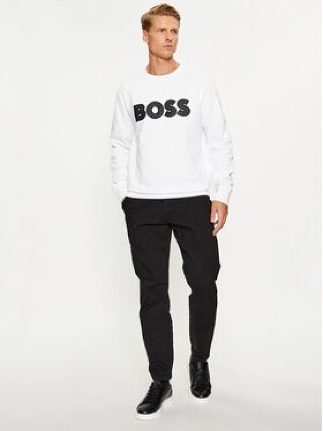 Boss Bluza Soleri 01 50494091 Biały Relaxed Fit