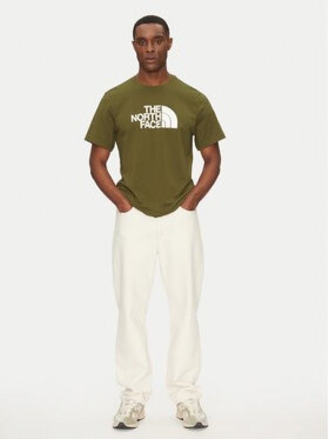 The North Face T-Shirt Easy NF0A8A6C Zielony Regular Fit