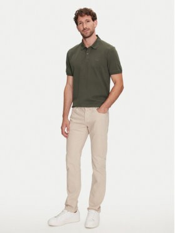 s.Oliver Polo 2138262 Zielony Regular Fit