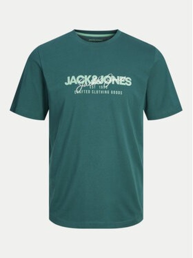 Jack&Jones T-Shirt Alvis 12256803 Zielony Standard Fit