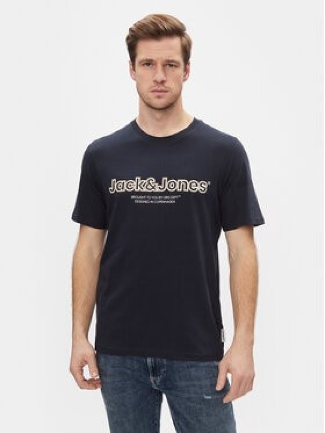 Jack&Jones Komplet 3 t-shirtów 12254138 Kolorowy Standard Fit