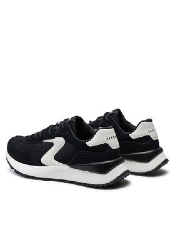 Skechers Sneakersy Fury-Fury Lace Low 183265/BKW Czarny