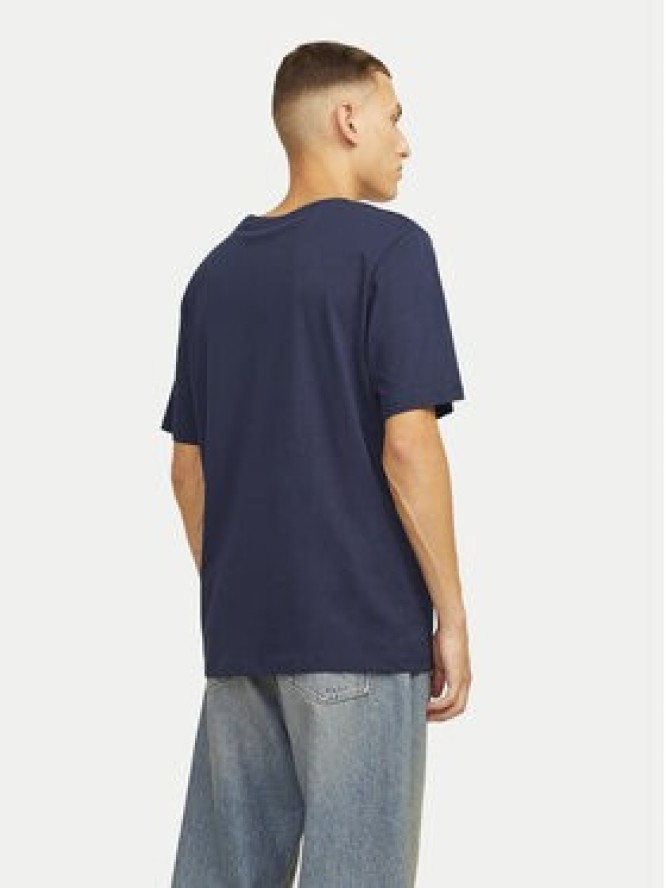 Jack&Jones T-Shirt Jeans 12256779 Granatowy Standard Fit