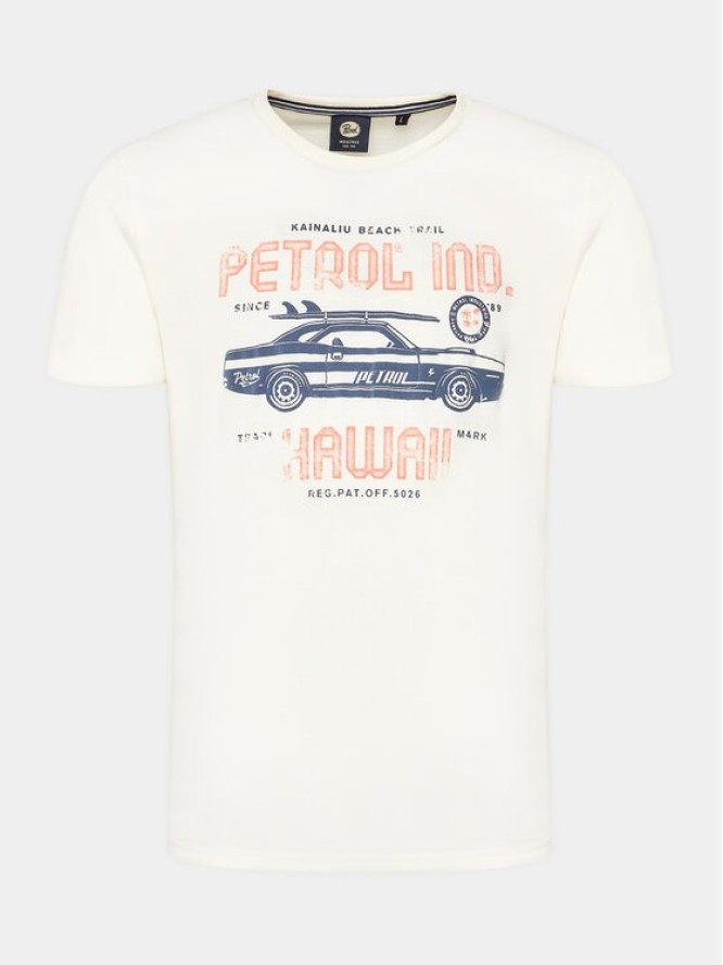 Petrol Industries T-Shirt M-1040-TSR604 Szary Regular Fit