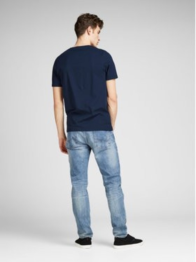 Jack&Jones T-Shirt Corp Logo 12137126 Granatowy Slim Fit