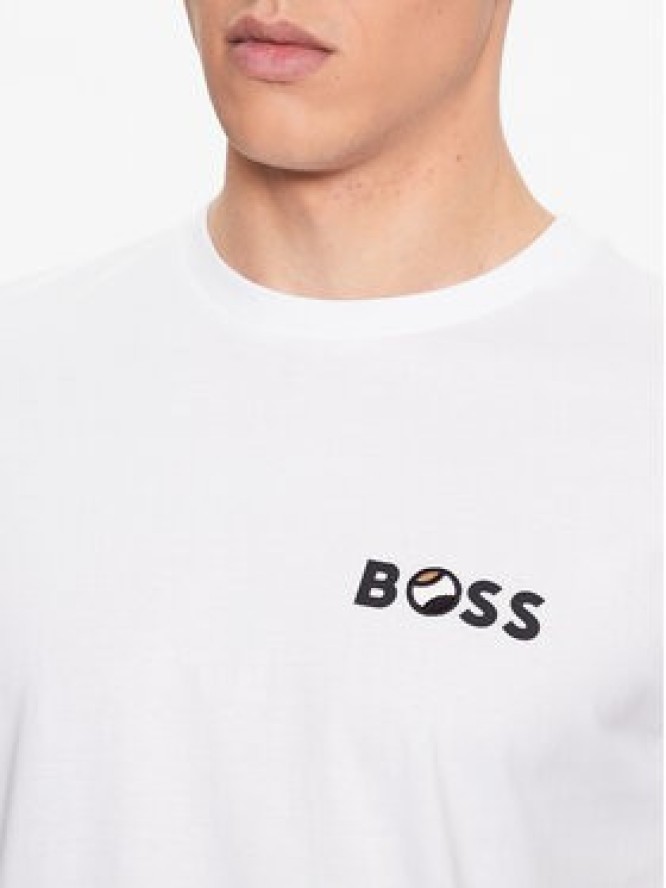 Boss T-Shirt 50489420 Biały Regular Fit