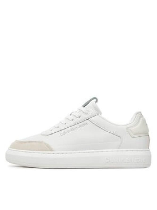 Calvin Klein Jeans Sneakersy Casual Cupsole High/Low Freq YM0YM00670 Biały