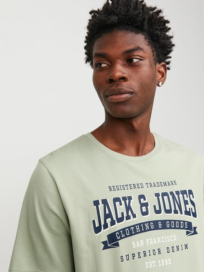 Jack & Jones Koszulka w kolorze zielonym rozmiar: M