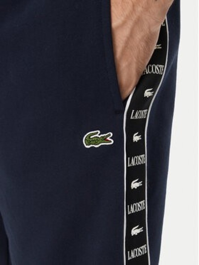 Lacoste Szorty sportowe GH7397 Granatowy Regular Fit