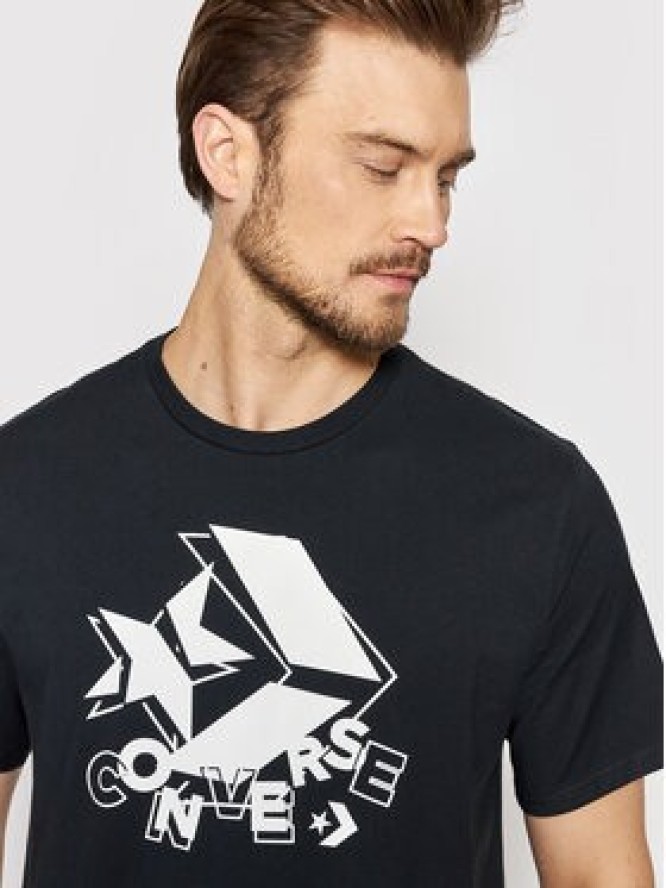 Converse T-Shirt 10022944-A01 Czarny Standard Fit