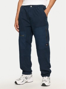 Tommy Jeans Spodnie materiałowe Aiden DM0DM19497 Granatowy Tapered Fit
