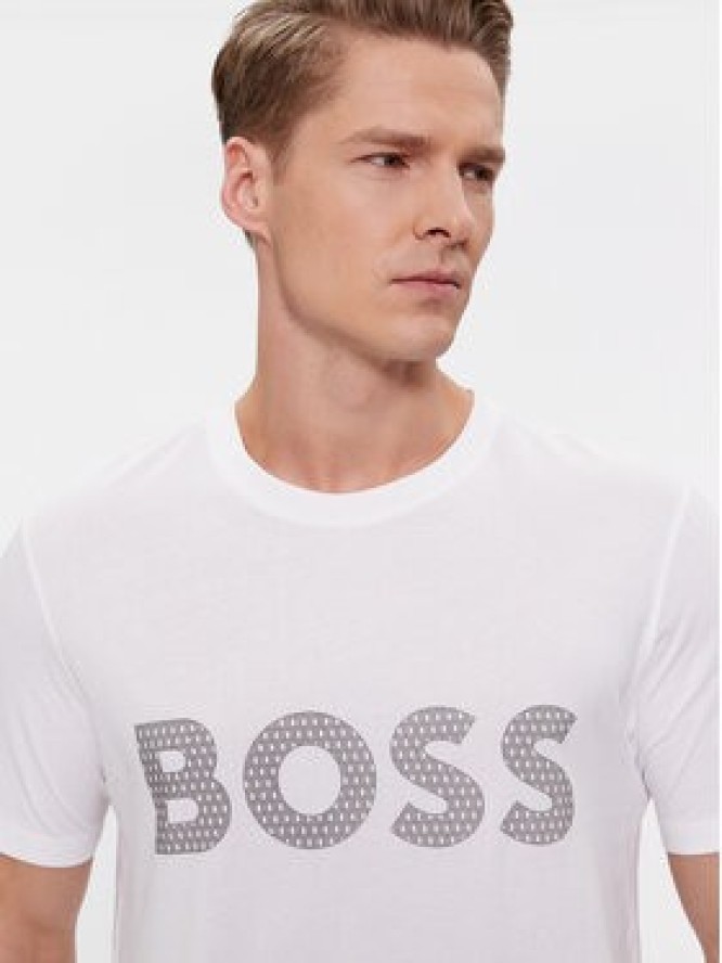 Boss T-Shirt 50495719 Biały Regular Fit
