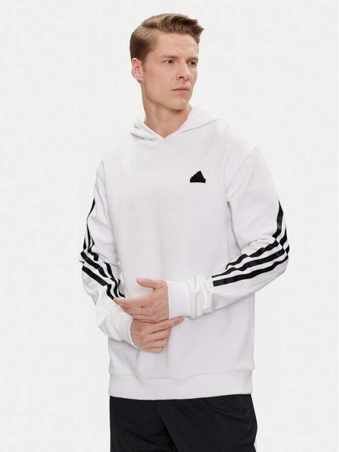 adidas Bluza Future Icons 3-Stripes Hoodie IC6720 Biały Regular Fit