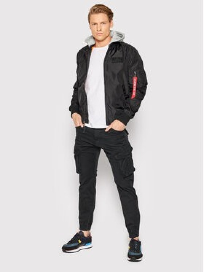 Alpha Industries Kurtka bomber MA-1 196108 Czarny Regular Fit