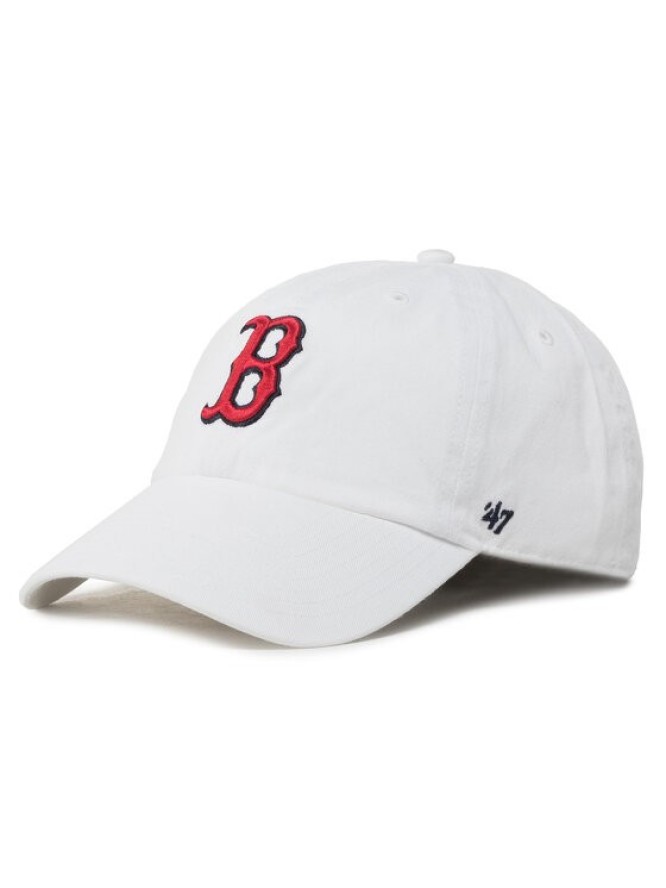 47 Brand Czapka z daszkiem Mlb Boston Red Sox B-RGW02GWS-WH Biały