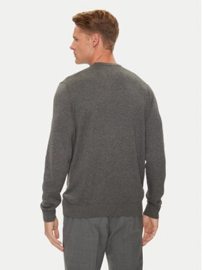 Calvin Klein Sweter K10K113549 Szary Slim Fit