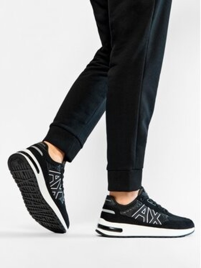 Armani Exchange Sneakersy XUX090 XV276 00002 Czarny