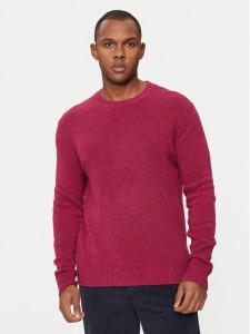 United Colors Of Benetton Sweter 10R2U108E Bordowy Regular Fit