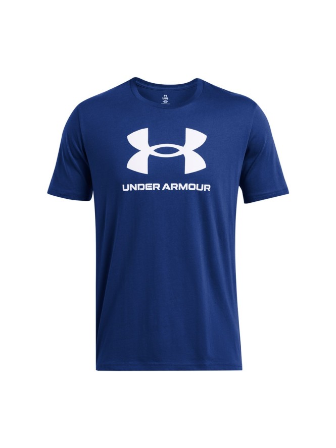 T-shirt męski Under Armour UA Sportstyle Logo Update Ss - granatowy