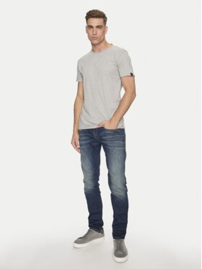 Replay Jeansy M914E .000.661 604 Granatowy Slim Fit